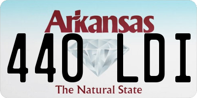 AR license plate 440LDI
