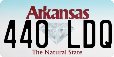 AR license plate 440LDQ
