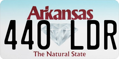 AR license plate 440LDR