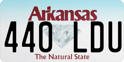 AR license plate 440LDU