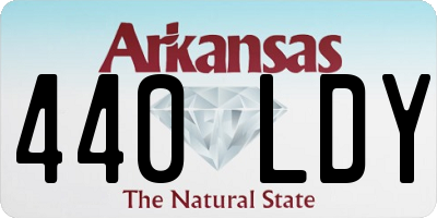 AR license plate 440LDY