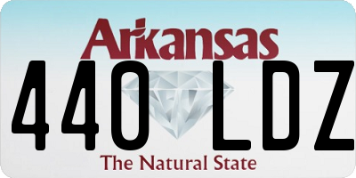 AR license plate 440LDZ