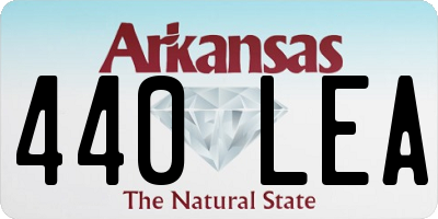 AR license plate 440LEA