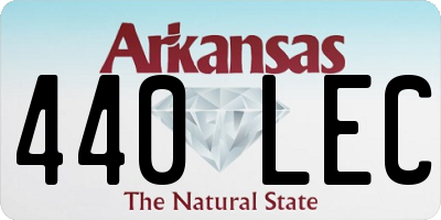 AR license plate 440LEC