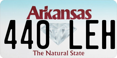 AR license plate 440LEH