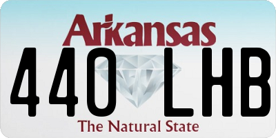 AR license plate 440LHB