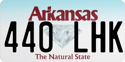 AR license plate 440LHK