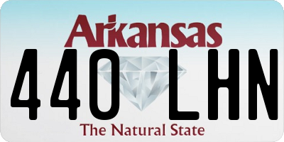 AR license plate 440LHN