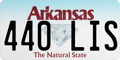 AR license plate 440LIS