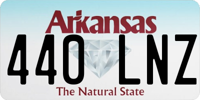 AR license plate 440LNZ