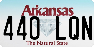 AR license plate 440LQN