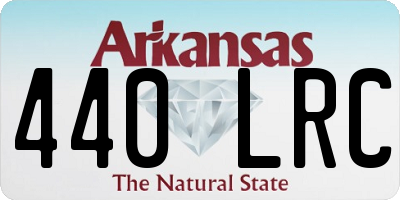 AR license plate 440LRC