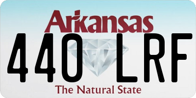 AR license plate 440LRF