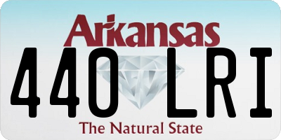 AR license plate 440LRI
