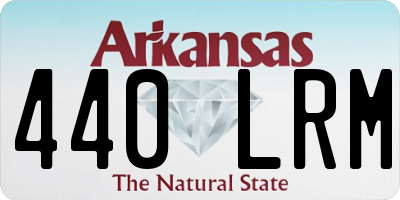 AR license plate 440LRM