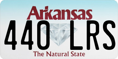 AR license plate 440LRS