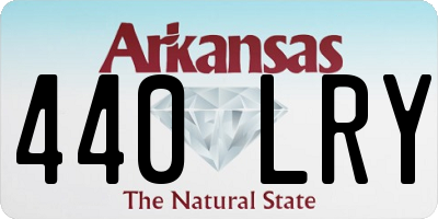 AR license plate 440LRY
