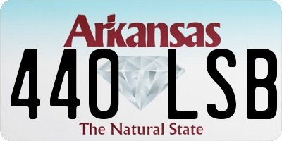 AR license plate 440LSB