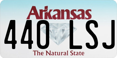 AR license plate 440LSJ