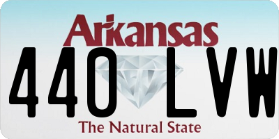 AR license plate 440LVW