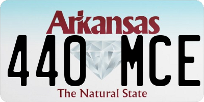 AR license plate 440MCE
