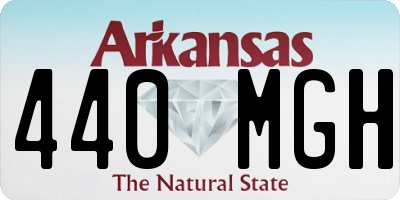 AR license plate 440MGH