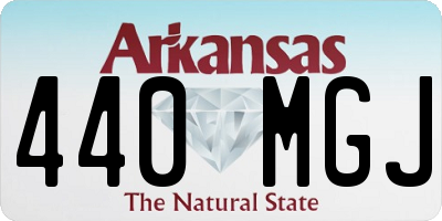 AR license plate 440MGJ