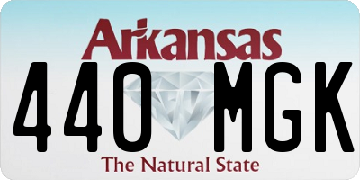 AR license plate 440MGK