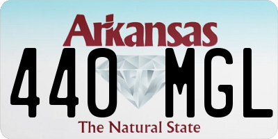 AR license plate 440MGL