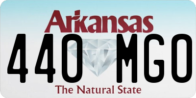AR license plate 440MGO