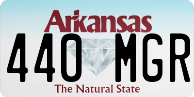 AR license plate 440MGR