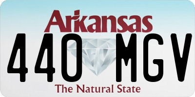 AR license plate 440MGV