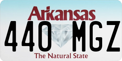 AR license plate 440MGZ