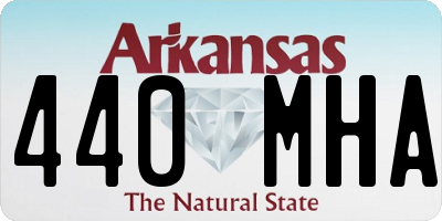 AR license plate 440MHA