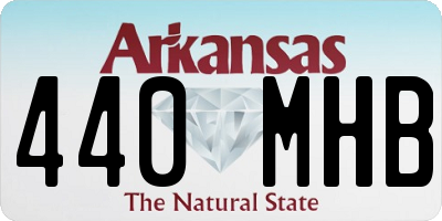 AR license plate 440MHB