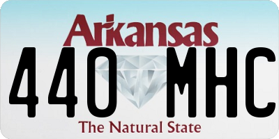 AR license plate 440MHC