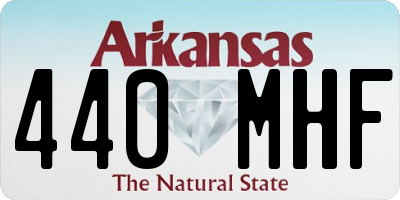 AR license plate 440MHF