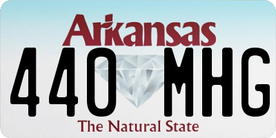 AR license plate 440MHG