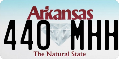 AR license plate 440MHH