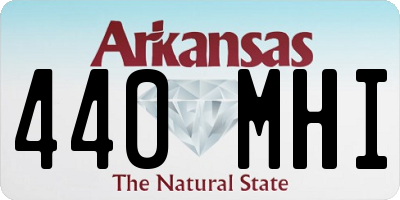 AR license plate 440MHI