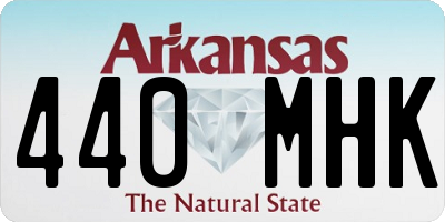 AR license plate 440MHK