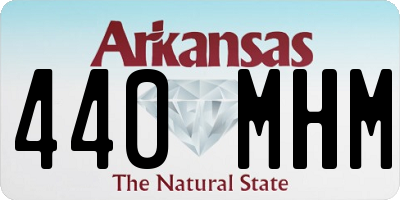 AR license plate 440MHM