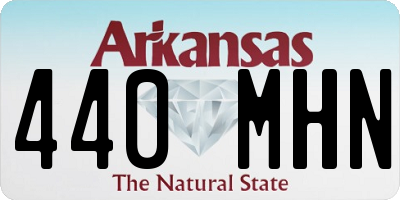 AR license plate 440MHN