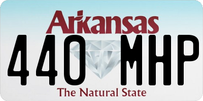 AR license plate 440MHP