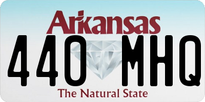 AR license plate 440MHQ