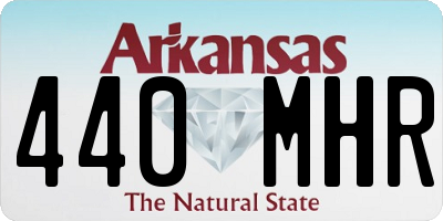 AR license plate 440MHR