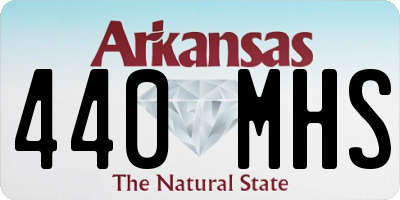 AR license plate 440MHS