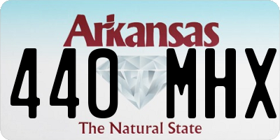 AR license plate 440MHX