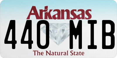 AR license plate 440MIB