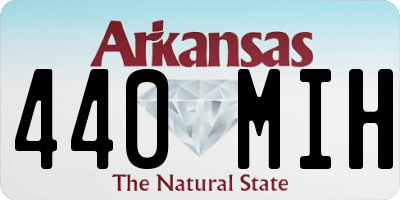AR license plate 440MIH